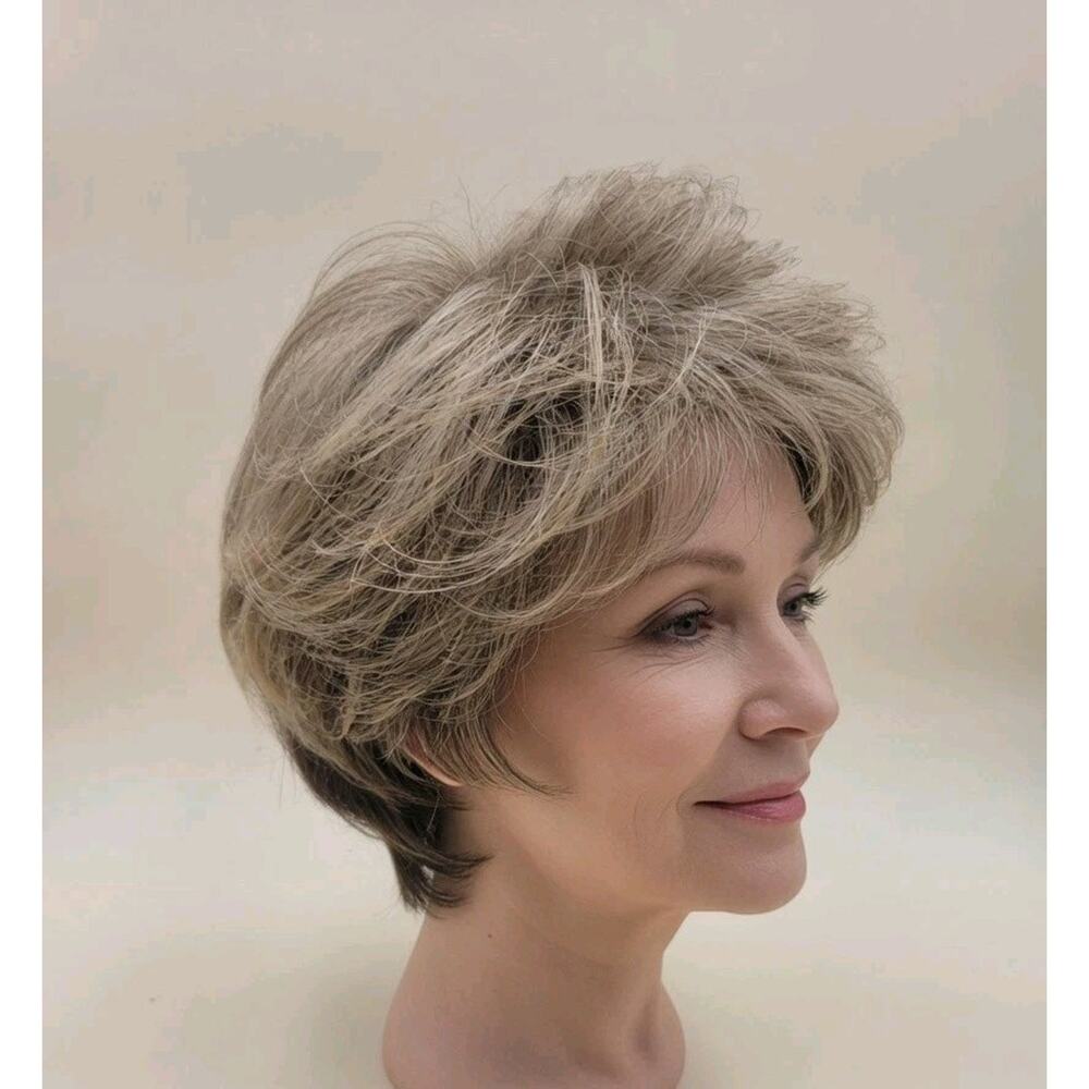 Vintage Jon Renau Wig Nature Blend Made in Japan Ash Blonde & Light Brown Blend